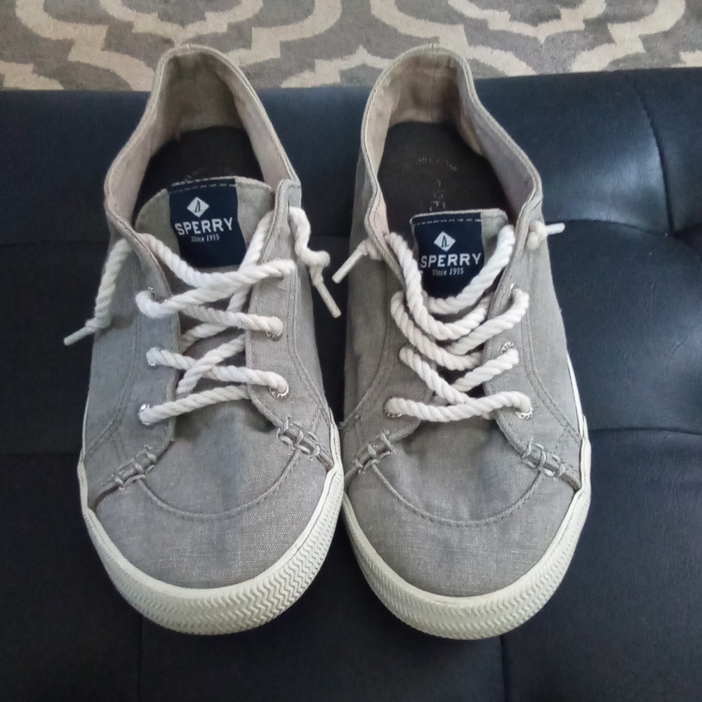 Sperry Womens Lounge Sneaker - Grey Size 7.5